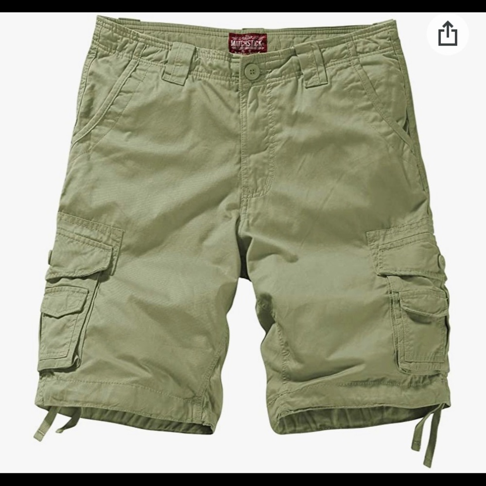 New Match Green Cargo Shorts Size 36/XXL